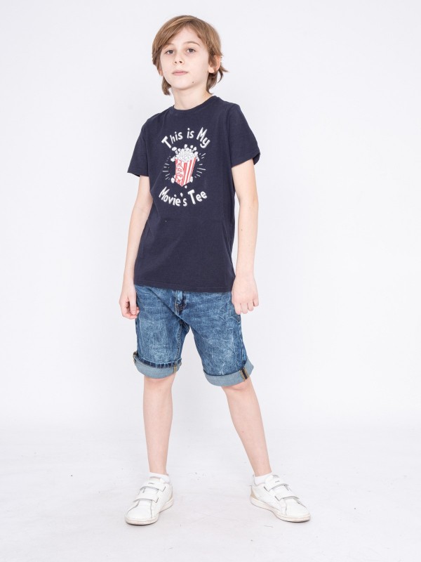 T-shirt col rond pur coton...