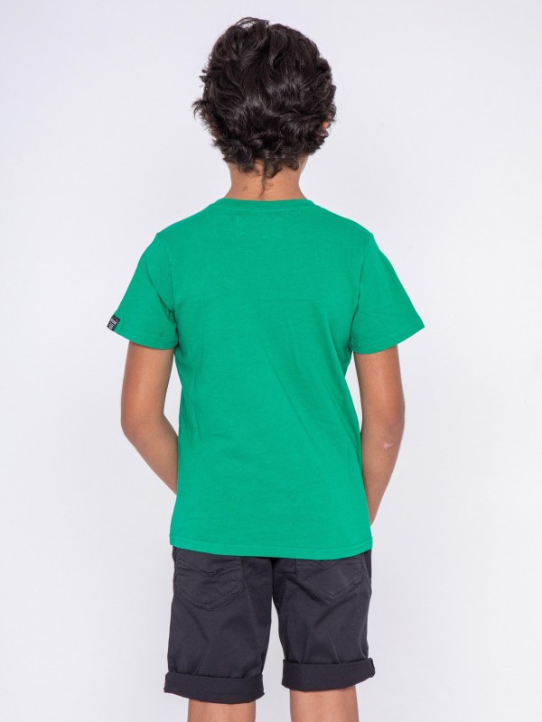 T-shirt col rond pur coton...