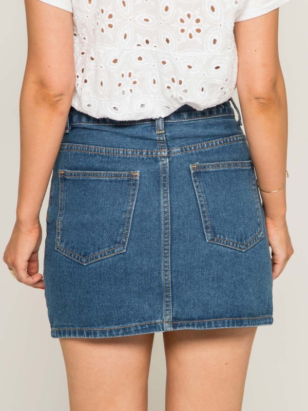 Jupe courte en jean XIAN