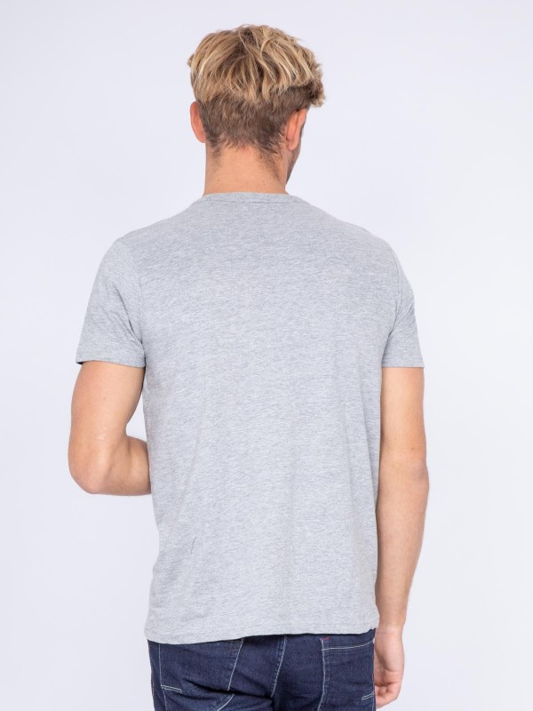 T-shirt col rond pur coton...
