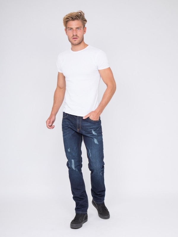 Jean coupe slim SAYBAZ - Bleu