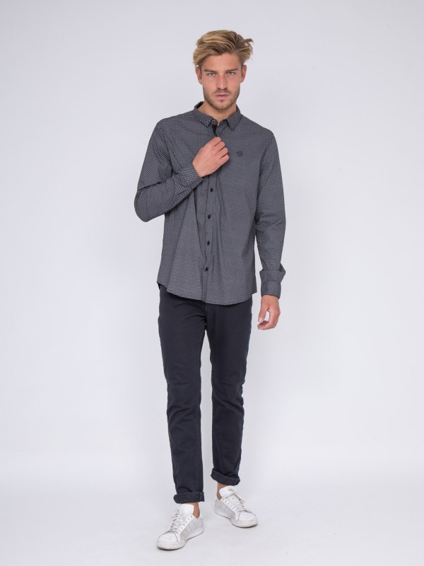 Chemise manches longues...