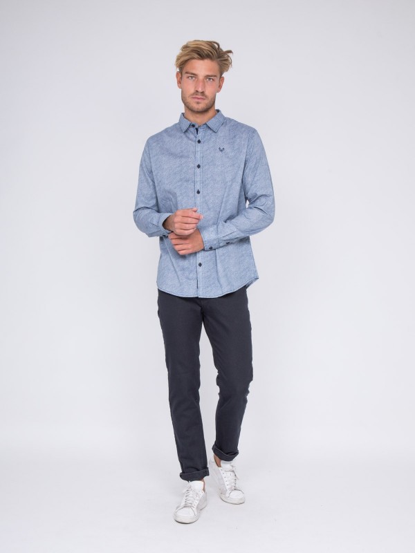 Chemise manches longues...