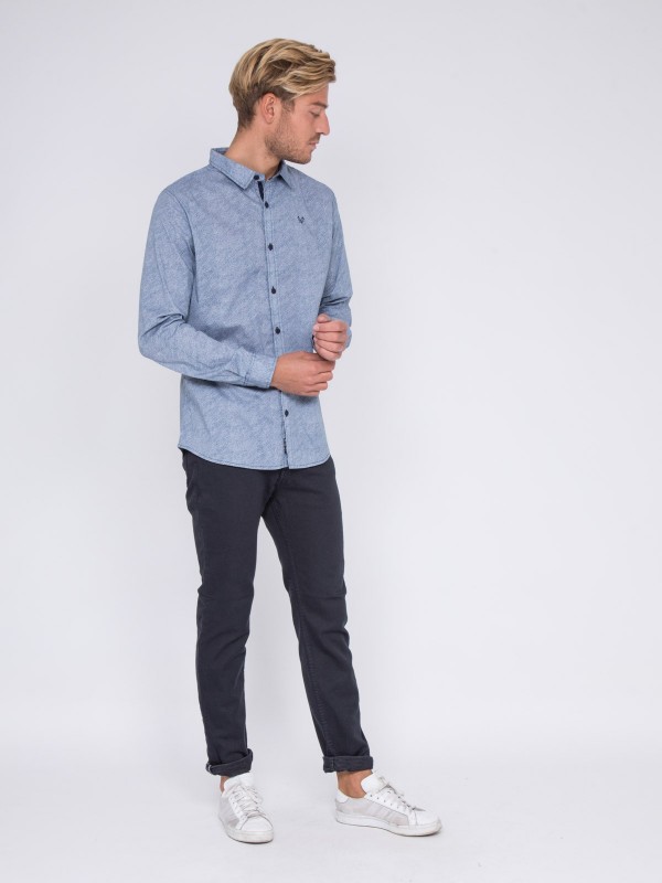 Chemise manches longues...