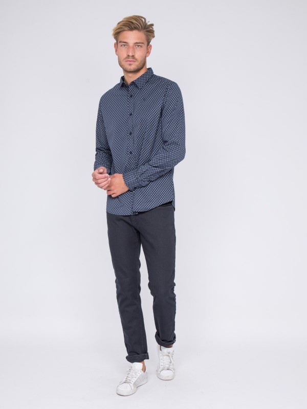 Chemise manches longues...
