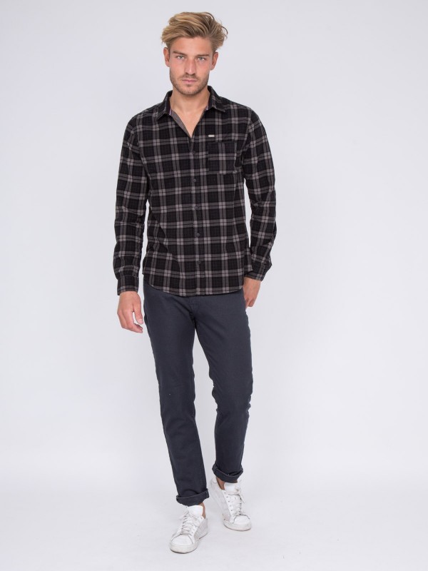 Chemise manches longues...