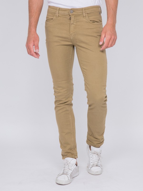 Pantalon 5 poches VAAS - Beige