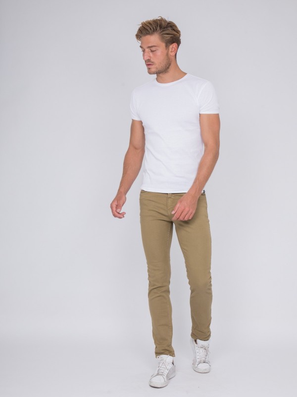 Pantalon 5 poches VAAS - Beige
