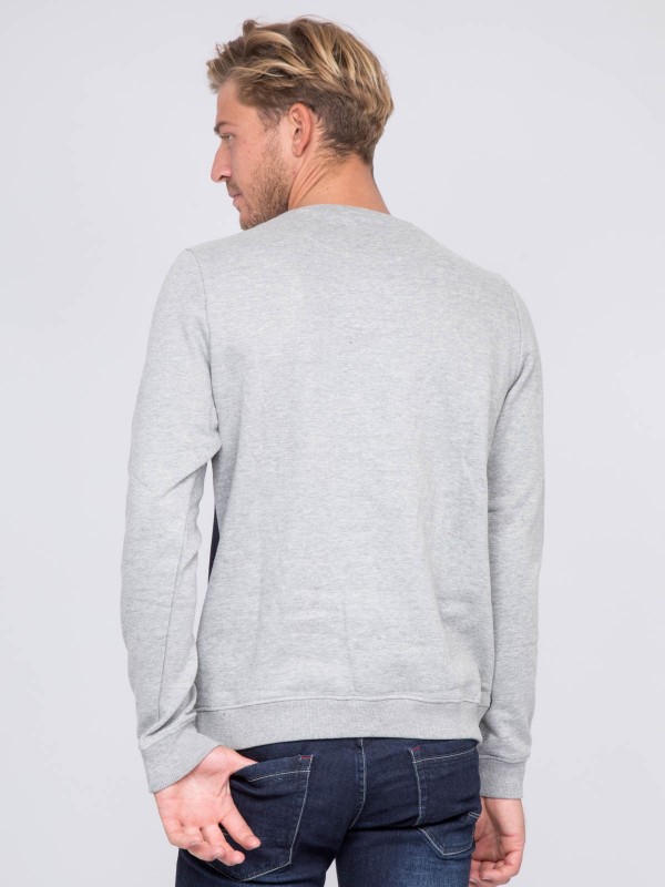 Sweat col rond WINSTON - Gris