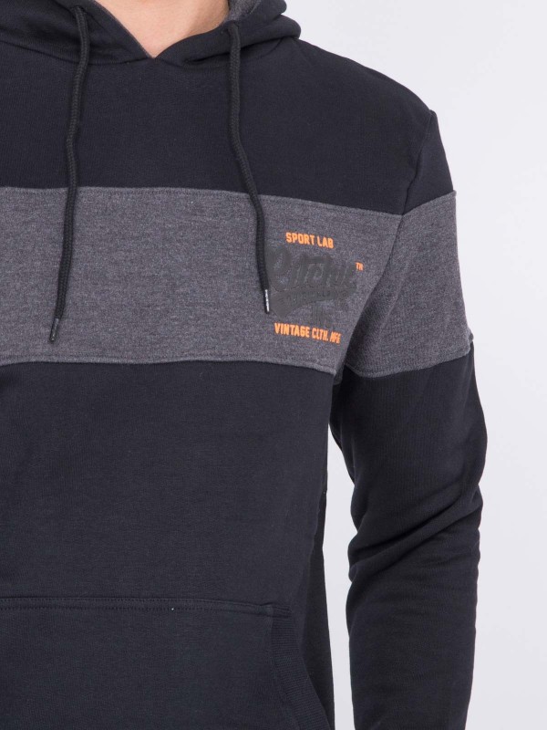 Sweat capuche WAYANG - Noir