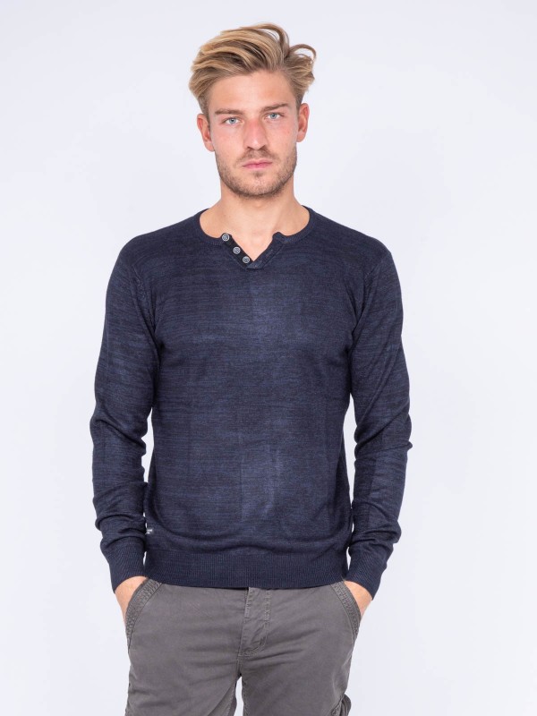 Pull col tunisien LEGUEN -...