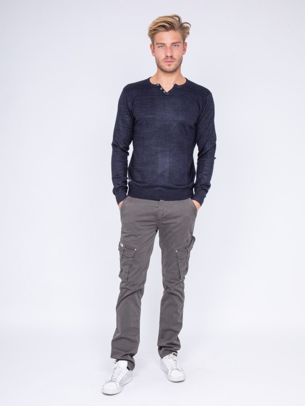 Pull col tunisien LEGUEN -...