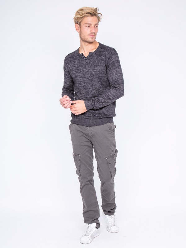 Pull col tunisien LEGUEN -...