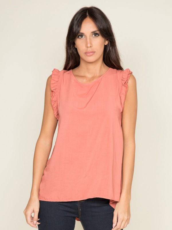 Blouse avec volants FORSELI...
