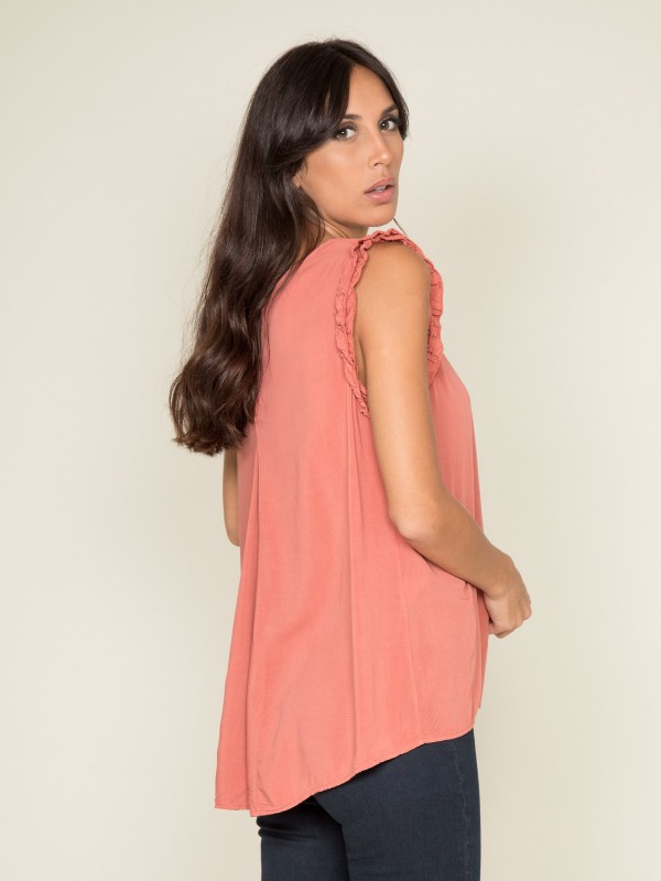 Blouse avec volants FORSELI...
