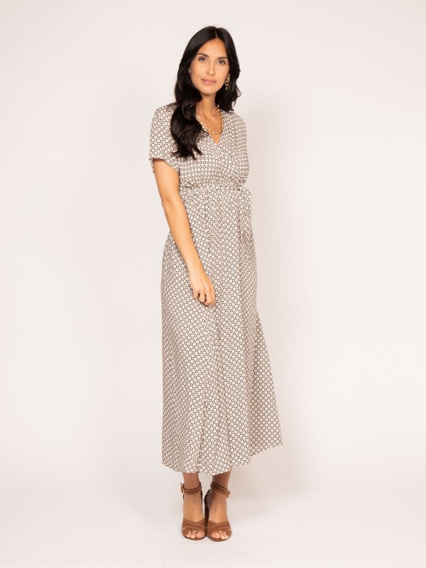 Robe longue motifs ICARE -...