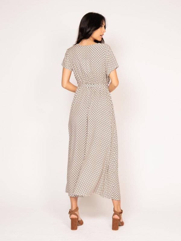 Robe longue motifs ICARE -...