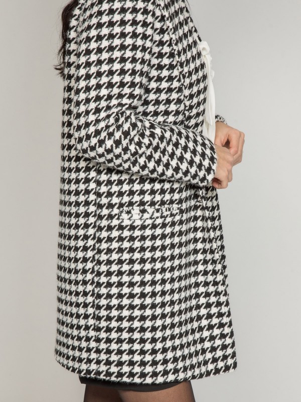 Manteau pied-de-poule URBAN...