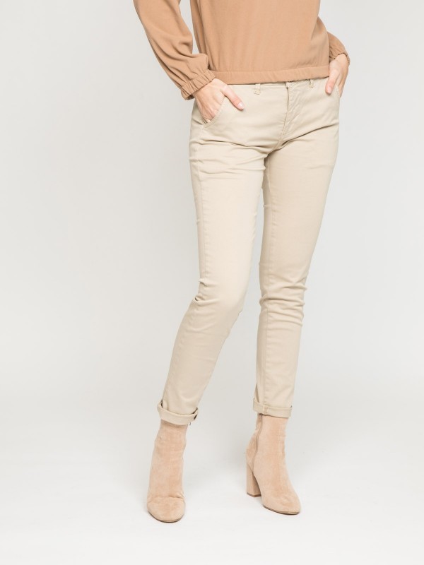 Pantalon chino slim...