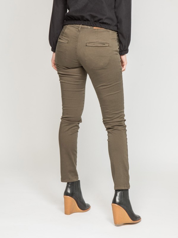 Pantalon chino slim...