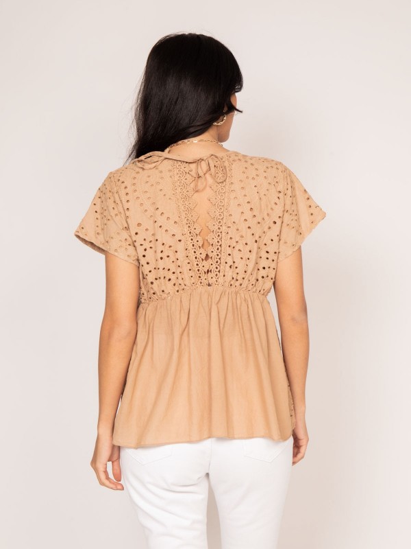 Blouse broderie anglaise...
