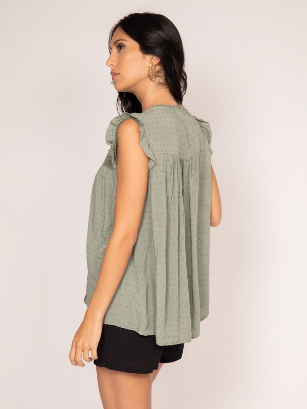 Chemise sans manches...