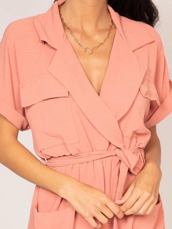 Robe courte IJOLY - Corail