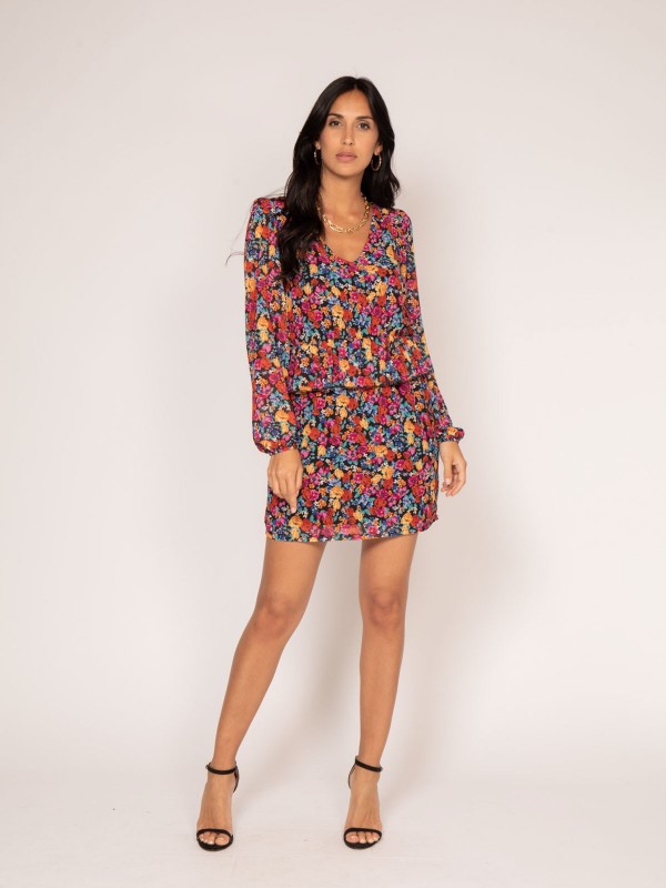 Robe courte motifs IMKIE -...
