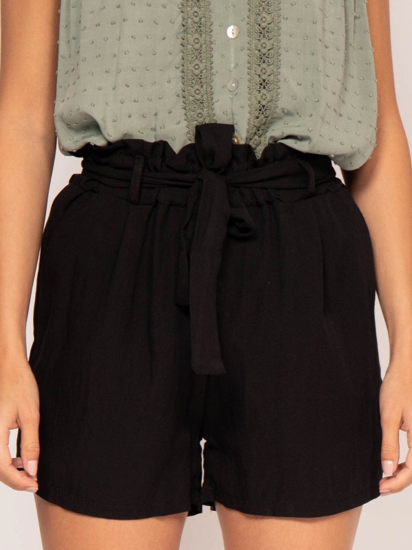 Short taille haute XARE - Noir