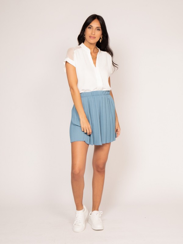Blouse manches courtes...