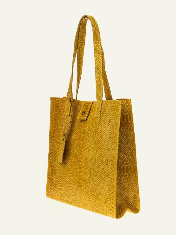 Sac cabas cuir façon croco...