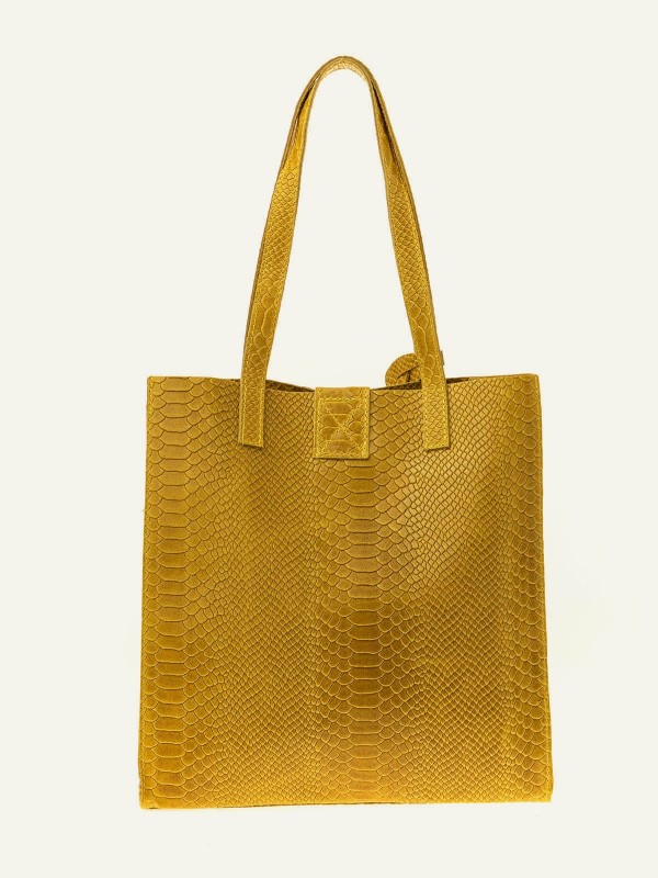 Sac cabas cuir façon croco...