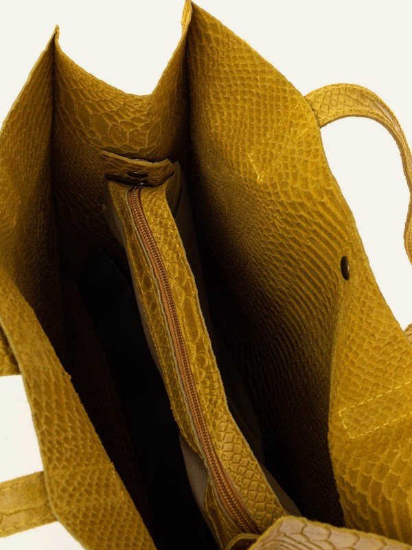 Sac cabas cuir façon croco...