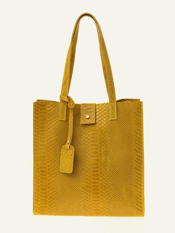 Sac cabas cuir façon croco...