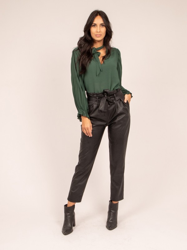 Pantalon similicuir EVINA