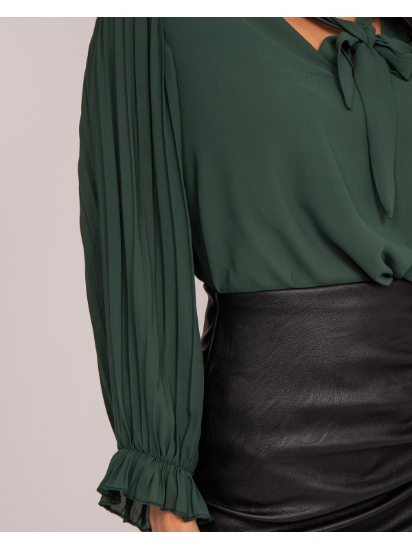 Blouse fluide FUGGIA - Vert