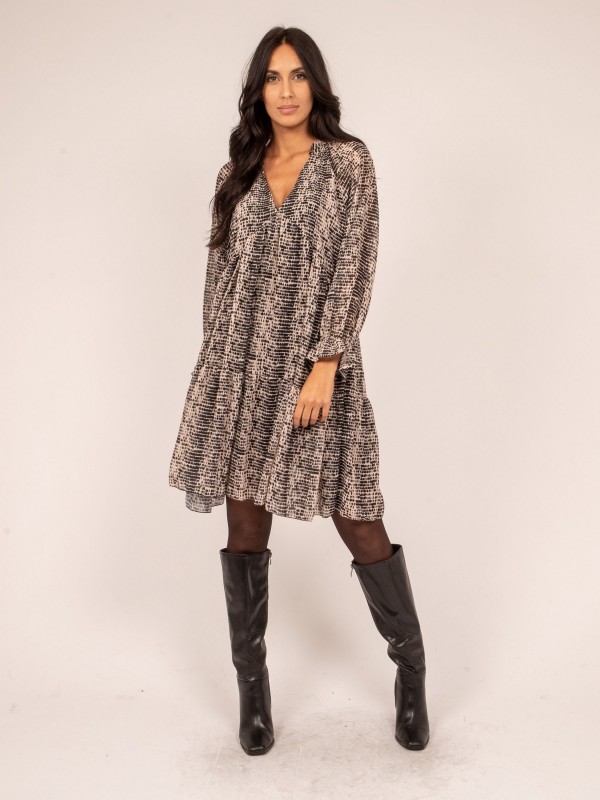 Robe courte motifs ITZEL -...