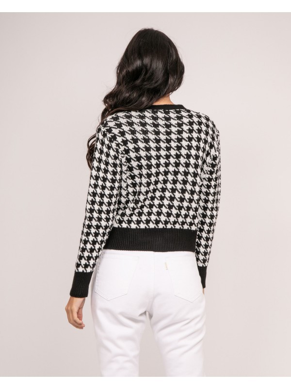 Cardigan motifs KENAN - Noir