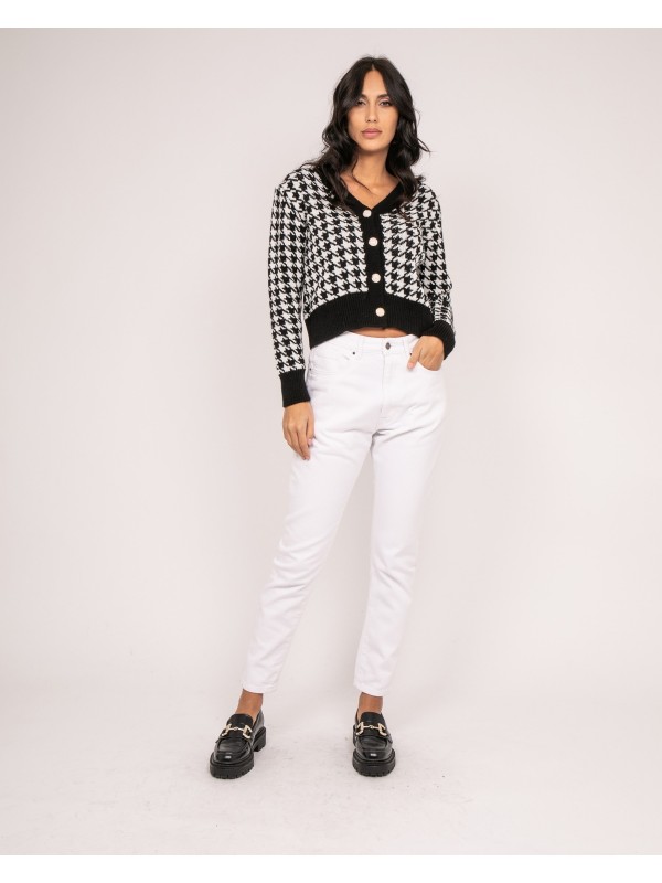 Cardigan motifs KENAN - Noir