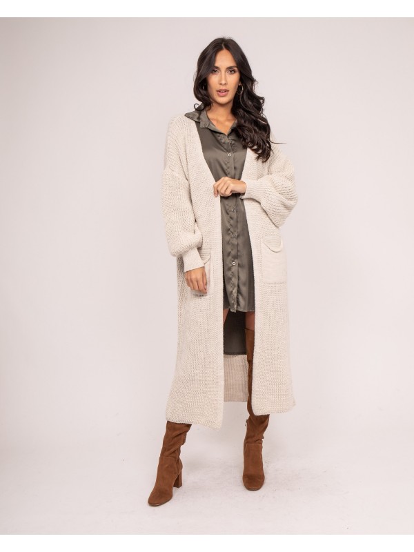 Gilet long ouvert KILIAN