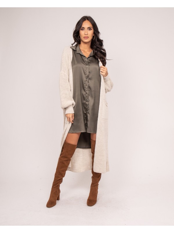 Gilet long ouvert KILIAN