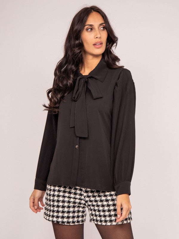 Chemise fluide ORFEO - Noir