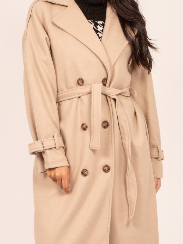 Manteau long UDOLY - Beige