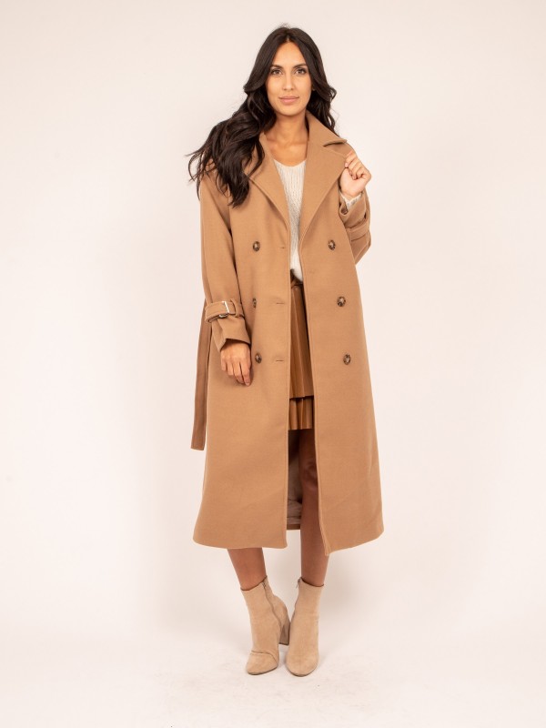 Manteau long UDOLY - Camel