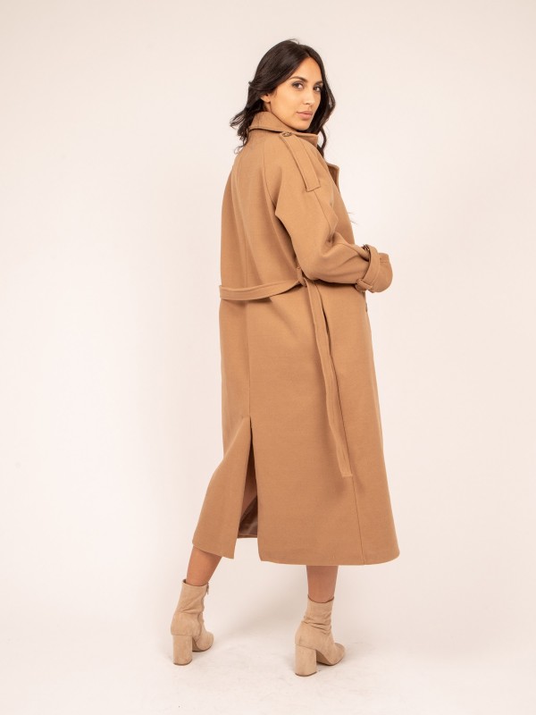 Manteau long UDOLY - Camel