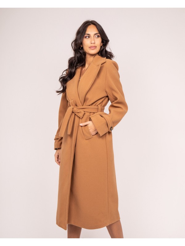 Manteau long UNIZI - Camel