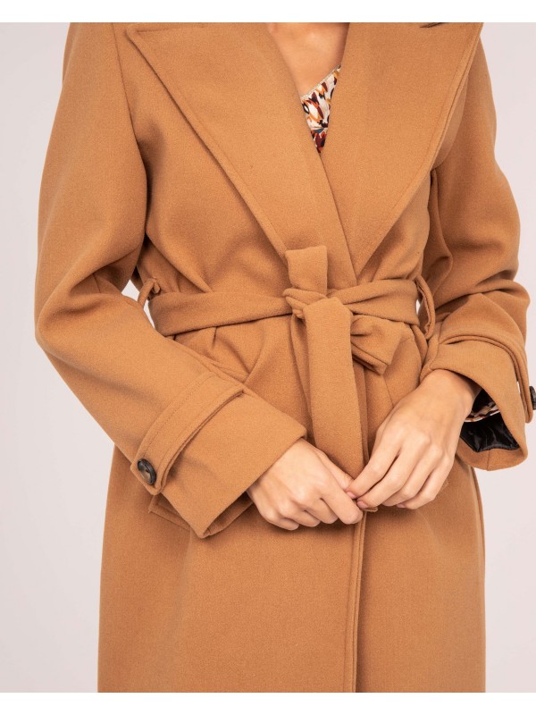 Manteau long UNIZI - Camel