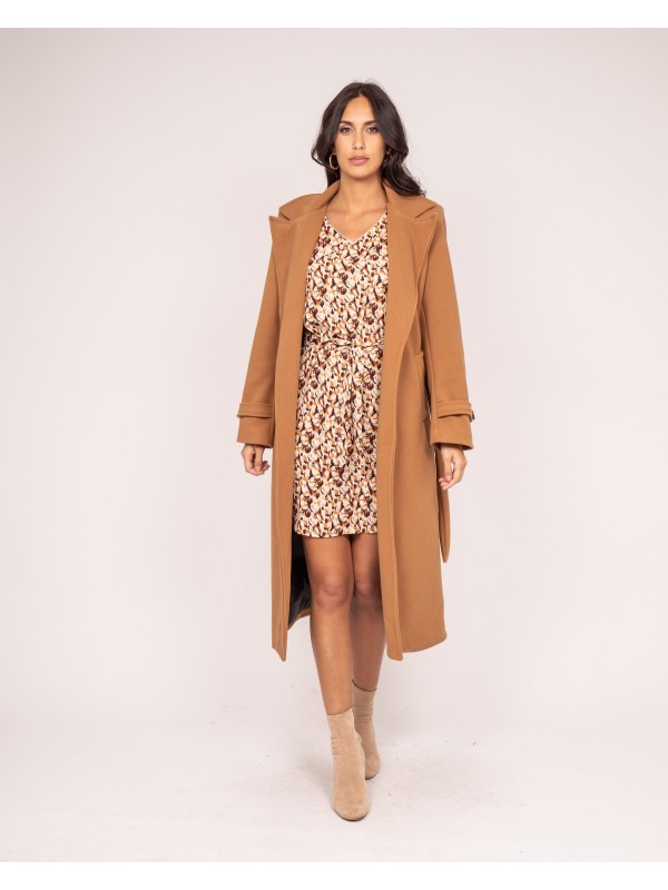 Manteau long UNIZI - Camel