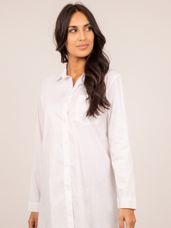 Chemise oversize OMAEL - Blanc