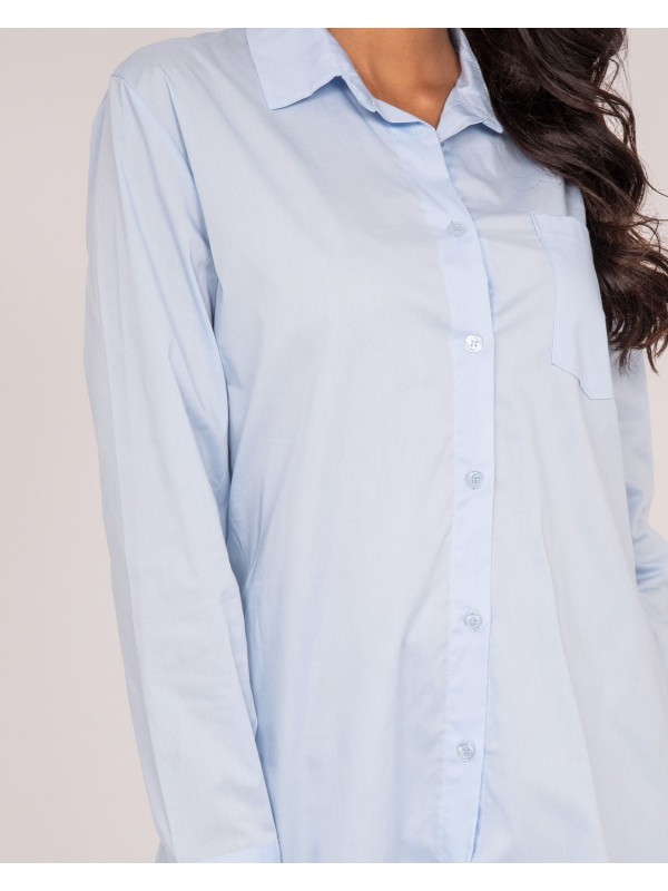 Chemise oversize OMAEL - Bleu